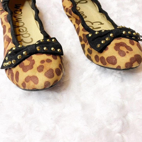 Sam Edelman Felicia BalletBow 3 leopardprint girl - Picture 3 of 6